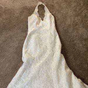 Beaded Lace Wedding Dress